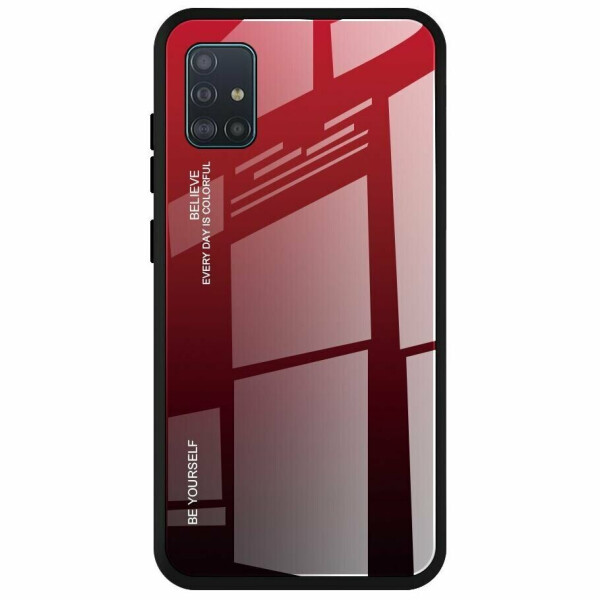 

Защитный чехол Deexe Gradient Color для Samsung Galaxy A51 (А515) - Red / Black