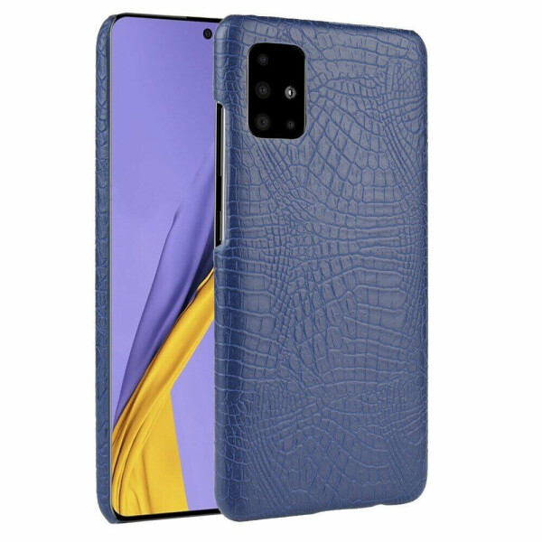 

Защитный чехол Deexe Croco Style для Samsung Galaxy A71 (A715) - Dark Blue