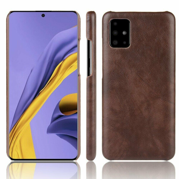 

Защитный чехол Deexe Leather Back Cover для Samsung Galaxy A71 (A715) - Brown