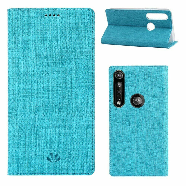 

Чехол-книжка VILI DMX Style для Motorola Moto G8 Plus - Blue