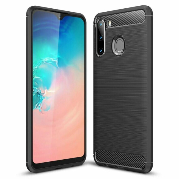 

Защитный чехол UniCase Carbon для Samsung Galaxy A21 (A215) - Black