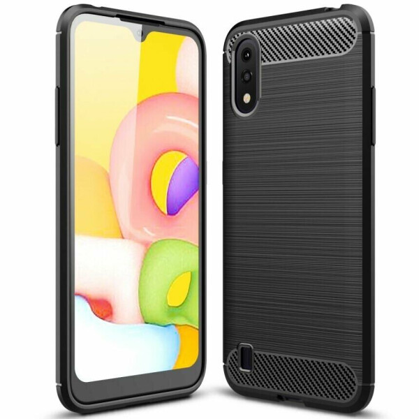

Защитный чехол UniCase Carbon для Samsung Galaxy A01 (A015) - Black