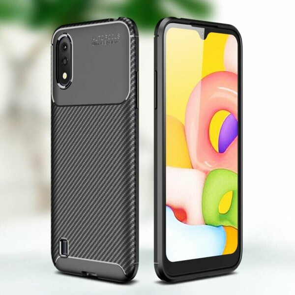 

Защитный чехол Deexe Fusion для Samsung Galaxy A01 (A015) - Black