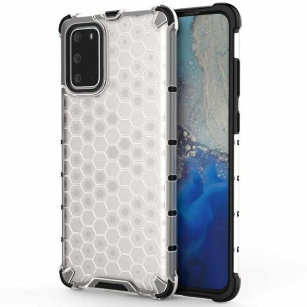 

Защитный чехол Deexe Honeycomb Series для Samsung Galaxy S20 Plus (G985) - White