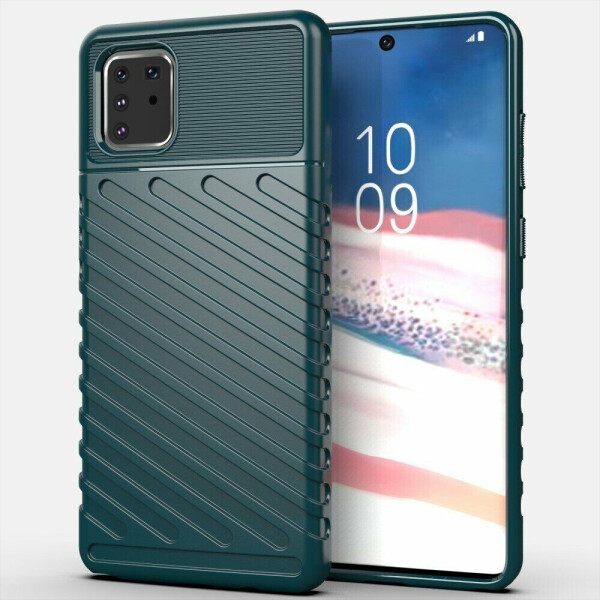 

Защитный чехол Deexe Thunder Series для Samsung Galaxy Note 10 Lite (N770) - Green