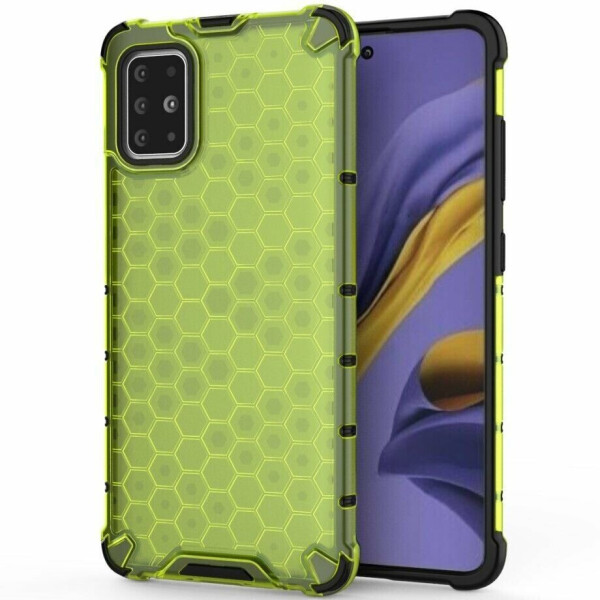

Защитный чехол Deexe Honeycomb Series для Samsung Galaxy A51 (А515) - Green