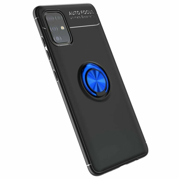 

Защитный чехол UniCase Magnetic Ring для Samsung Galaxy A51 (А515) - Black / Blue
