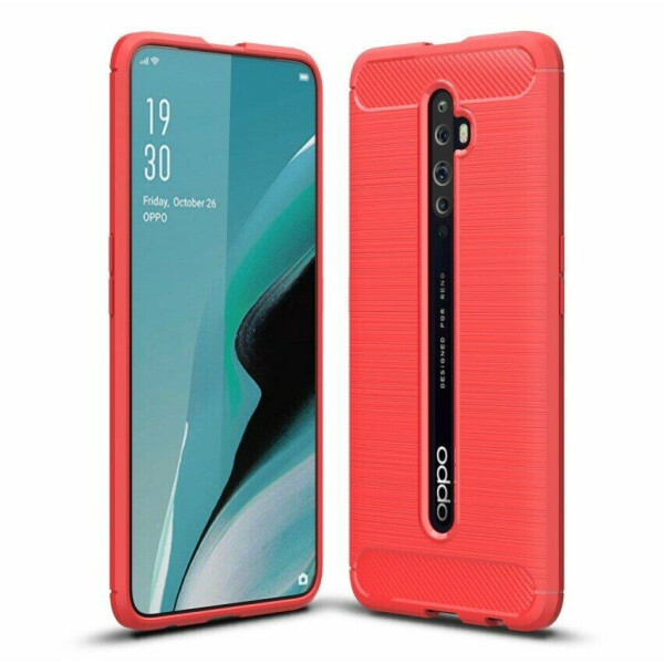 

Защитный чехол UniCase Carbon для OPPO Reno 2Z - Red