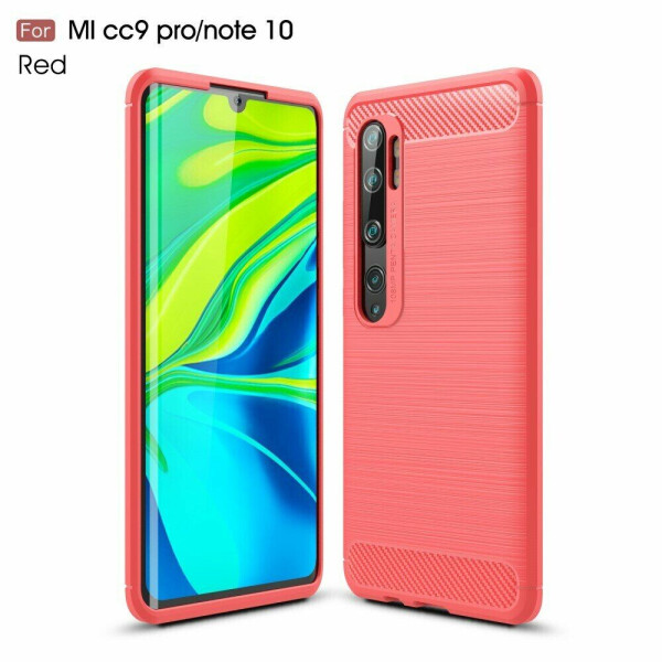 

Защитный чехол UniCase Carbon для Xiaomi Mi Note 10 Pro / Mi Note 10 - Red
