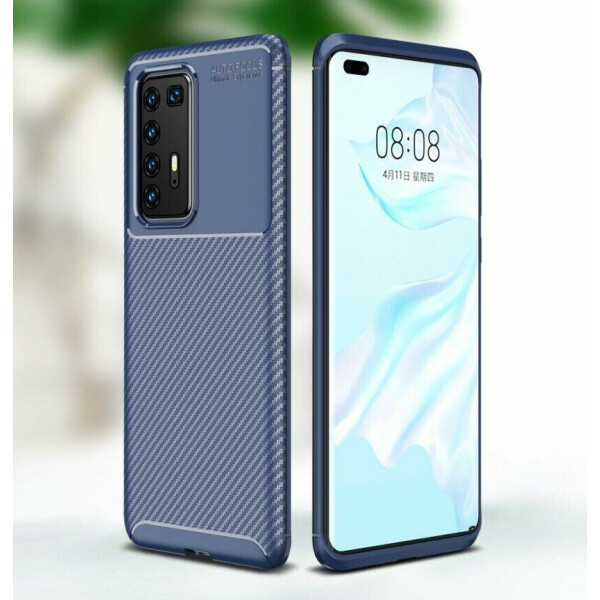 

Защитный чехол Deexe Fusion для Huawei P40 Pro - Blue