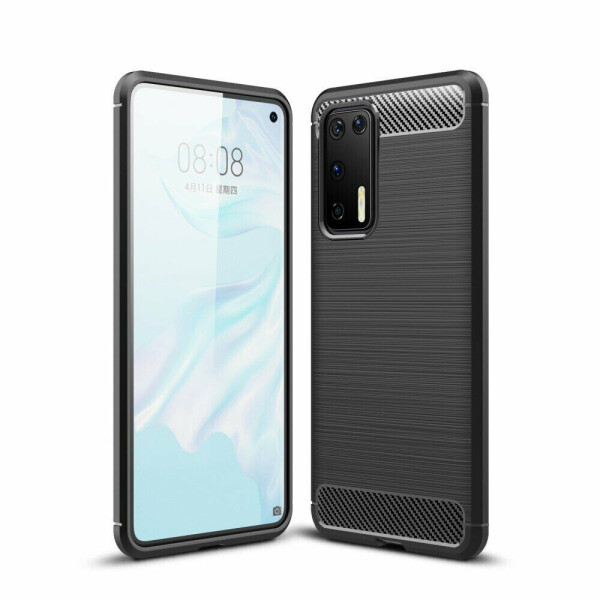 

Защитный чехол UniCase Carbon для Huawei P40 - Black