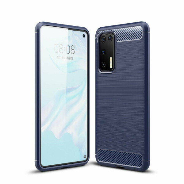 

Защитный чехол UniCase Carbon для Huawei P40 - Blue