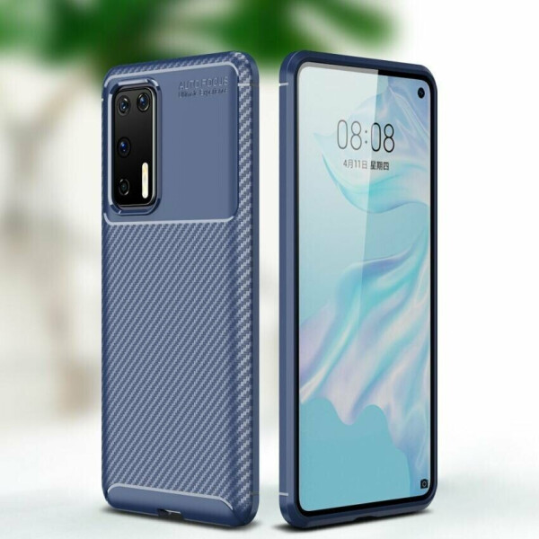 

Защитный чехол Deexe Fusion для Huawei P40 - Blue