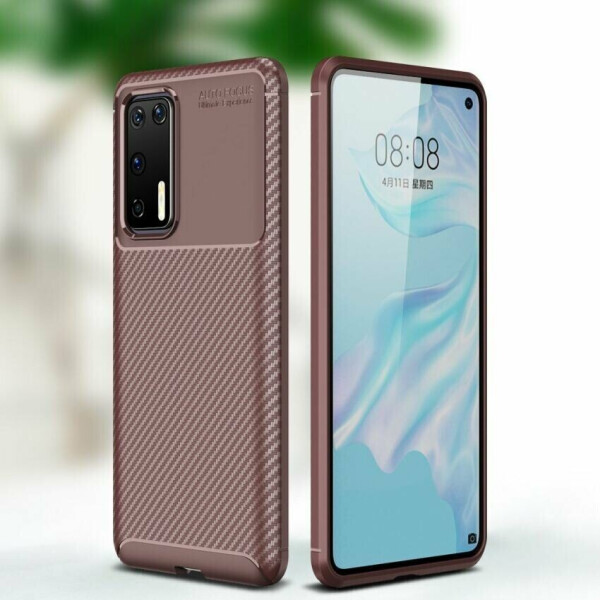 

Защитный чехол Deexe Fusion для Huawei P40 - Brown