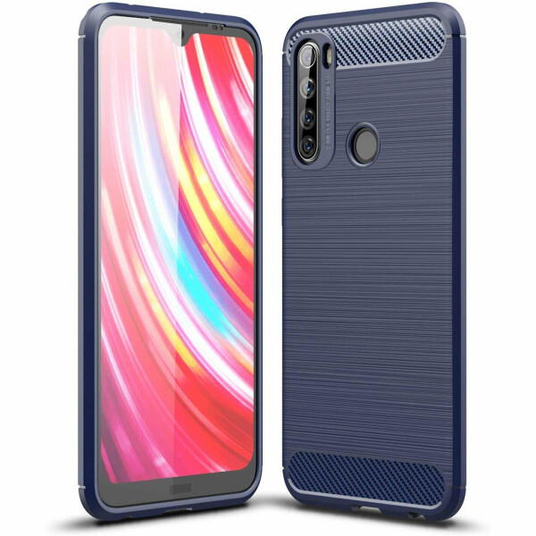 

Защитный чехол UniCase Carbon для Xiaomi Redmi Note 8T - Dark Blue