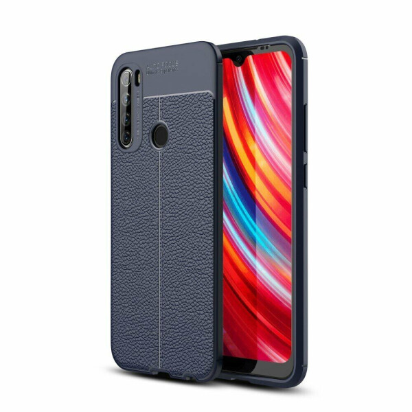 

Защитный чехол Deexe Leather Cover для Xiaomi Redmi Note 8T - Blue