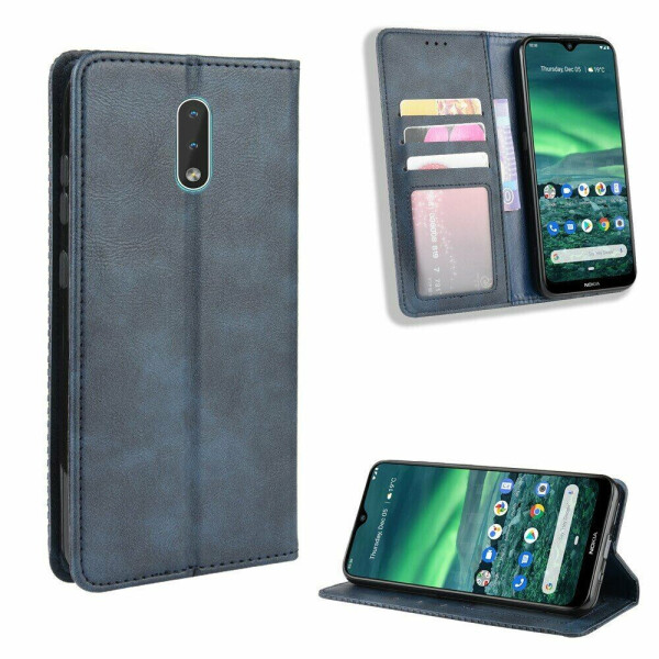 

Чехол Deexe Retro Style для Nokia 2.3 - Blue