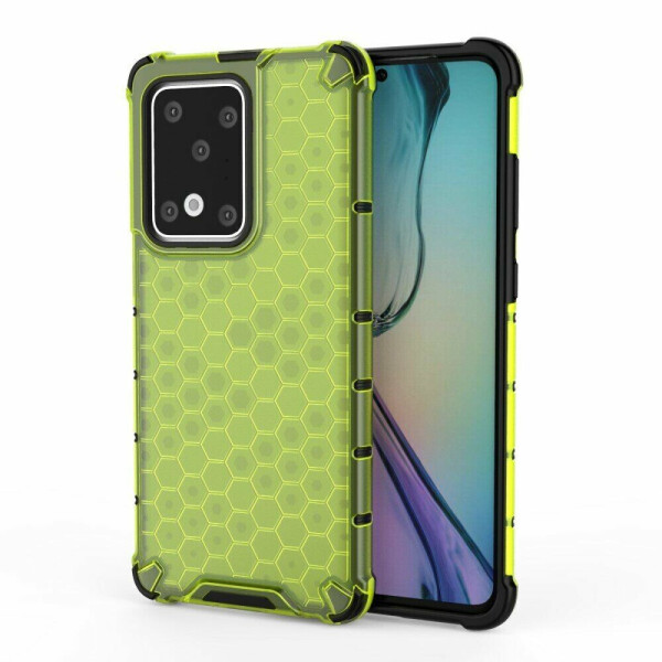 

Защитный чехол Deexe Honeycomb Series для Samsung Galaxy S20 Ultra (G988) - Green