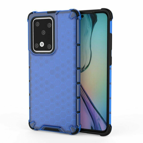 

Защитный чехол Deexe Honeycomb Series для Samsung Galaxy S20 Ultra (G988) - Blue