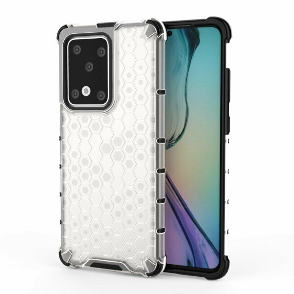 

Защитный чехол Deexe Honeycomb Series для Samsung Galaxy S20 Ultra (G988) - White