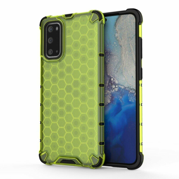 

Защитный чехол Deexe Honeycomb Series для Samsung Galaxy S20 (G980) - Green
