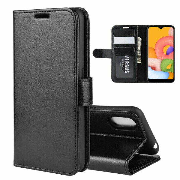 

Чехол-книжка Deexe Wallet Style для Samsung Galaxy A01 (A015) - Black