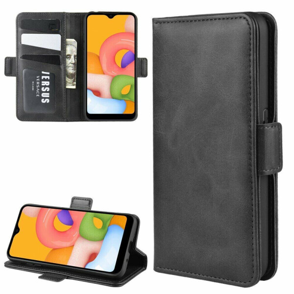 

Чехол Deexe Pocket Wallet для Samsung Galaxy A01 (A015) - Black