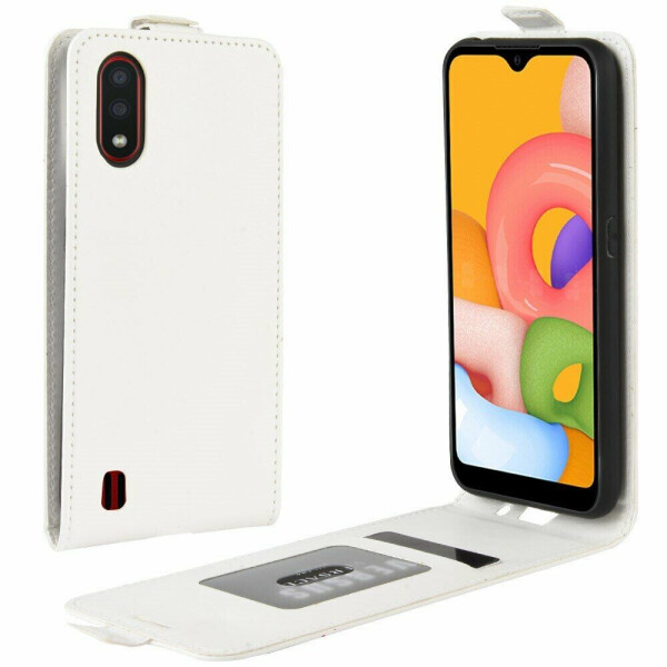 

Чехол Deexe Flip Case для Samsung Galaxy A01 (A015) - White