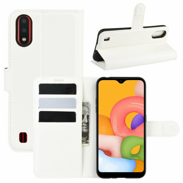 

Чехол-книжка Deexe Book Type для Samsung Galaxy A01 (A015) - White