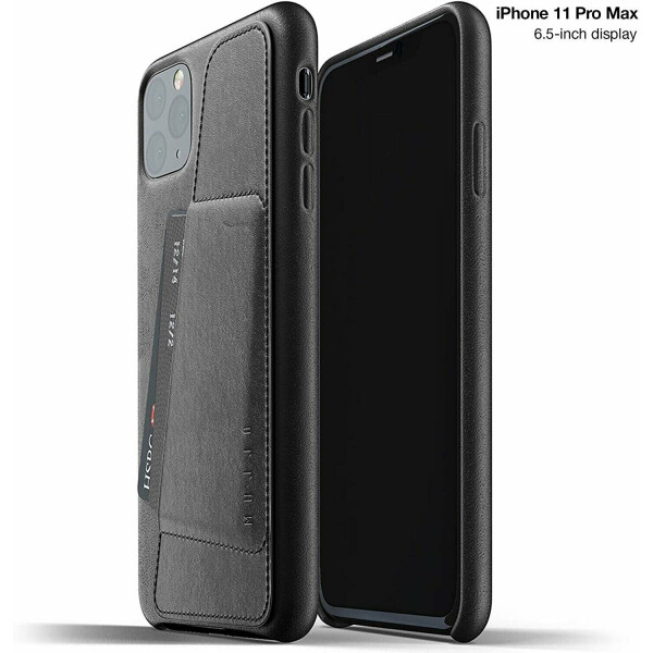 

Кожаный чехол MUJJO Full Leather Wallet для Apple iPhone 11 Pro Max - Black