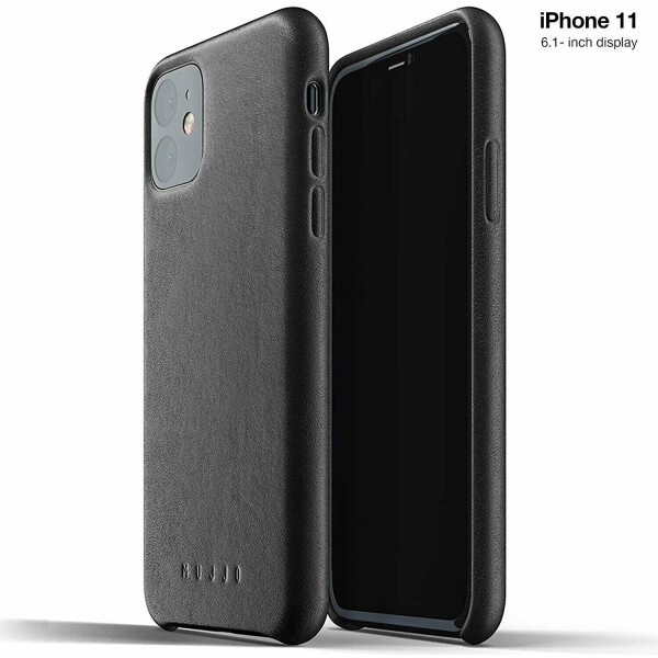 

Кожаный чехол MUJJO Full Leather для Apple iPhone 11 - Black