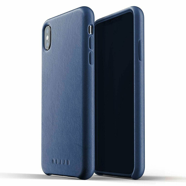 

Кожаный чехол MUJJO Full Leather для Apple iPhone XS Max - Blue