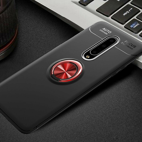 

Защитный чехол UniCase Magnetic Ring для OnePlus 7 Pro - Black / Red