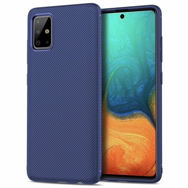 

Защитный чехол UniCase Twill Soft для Samsung Galaxy A71 (A715) - Blue