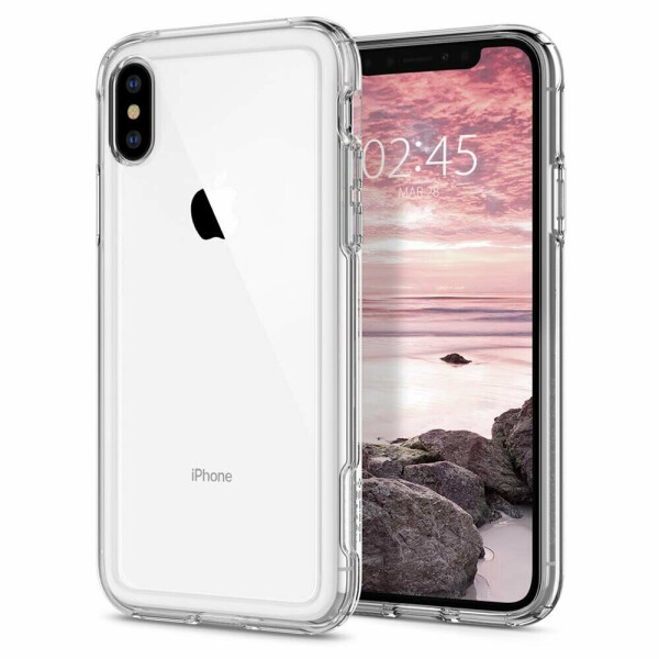

Защитный чехол Spigen SGP Crystal Hybrid для Apple iPhone XS - Crystal Clear