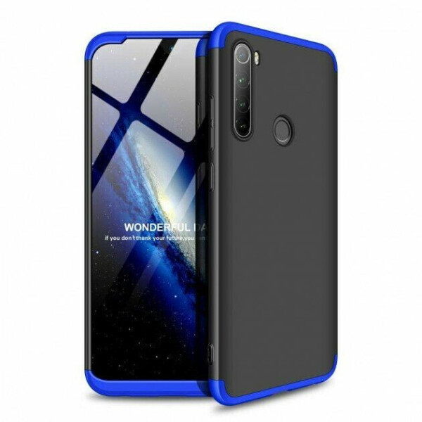 

Защитный чехол GKK Double Dip Case для Xiaomi Redmi Note 8 - Black / Blue