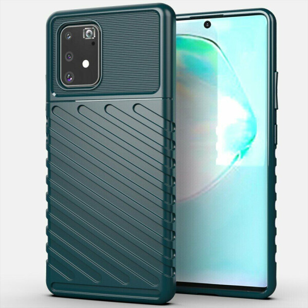 

Защитный чехол Deexe Thunder Series для Samsung Galaxy S10 Lite (G770) - Green