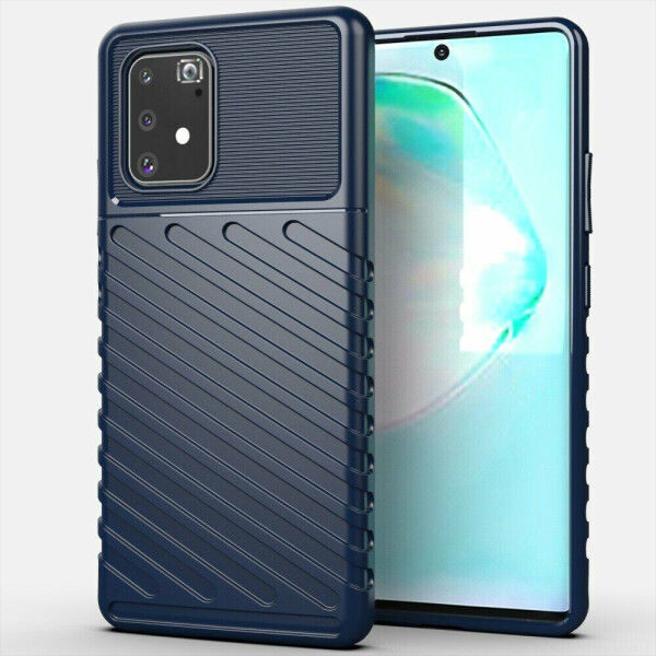 

Защитный чехол Deexe Thunder Series для Samsung Galaxy S10 Lite (G770) - Blue