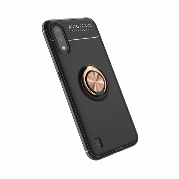

Защитный чехол UniCase Magnetic Ring для Samsung Galaxy A01 (A015) - Black / Gold