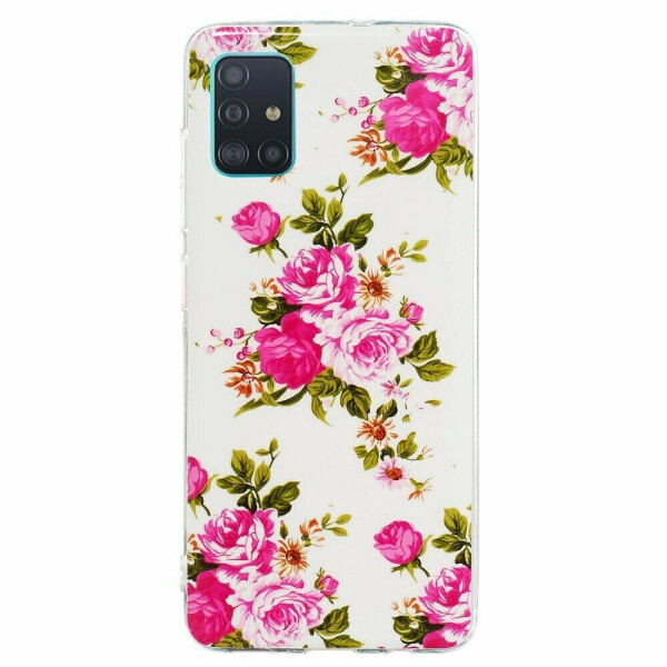 

Силиконовый (TPU) чехол Deexe LumiCase для Samsung Galaxy A51 (А515) - Vivid Flowers