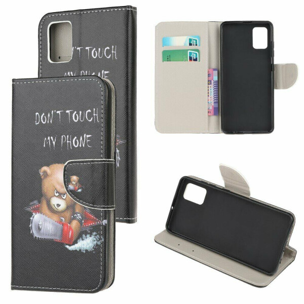 

Чехол-книжка Deexe Color Wallet для Samsung Galaxy A71 (A715) - Angry Bear