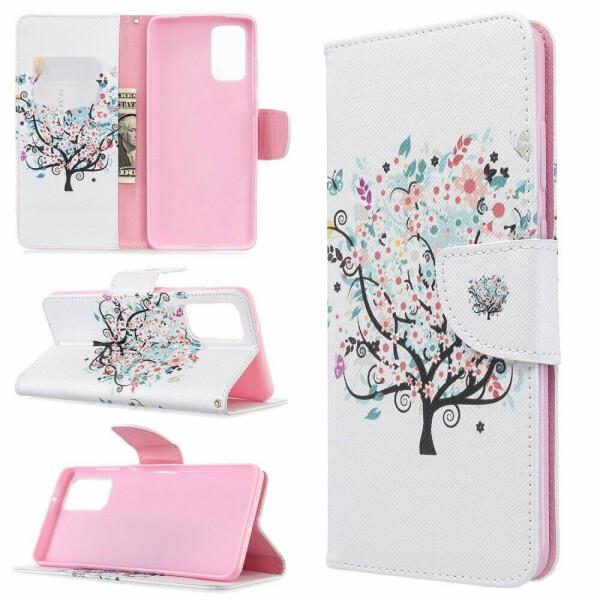 

Чехол-книжка Deexe Color Wallet для Samsung Galaxy S20 Plus (G985) - Flower Tree