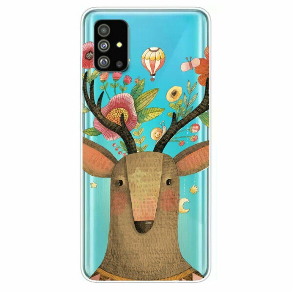 

Силиконовый (TPU) чехол Deexe Pretty Glossy для Samsung Galaxy S20 Plus (G985) - Elk