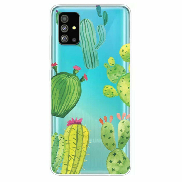 

Силиконовый (TPU) чехол Deexe Pretty Glossy для Samsung Galaxy S20 Plus (G985) - Cactus