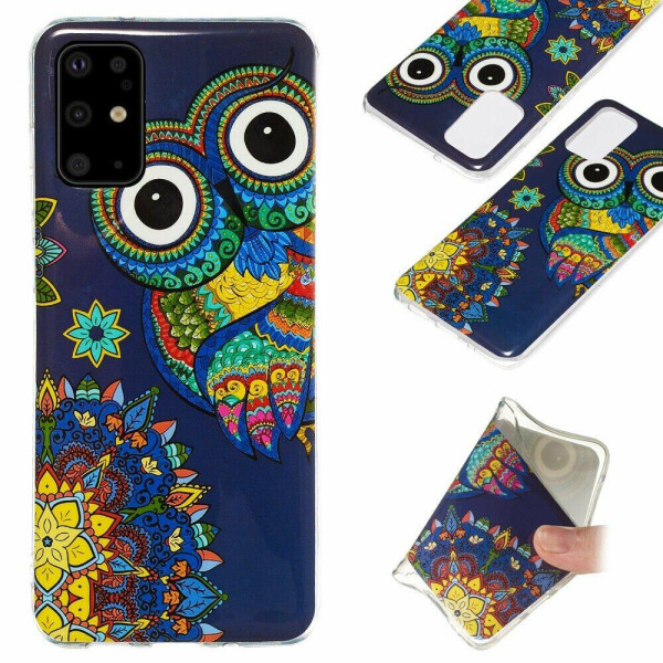 

Силиконовый (TPU) чехол Deexe LumiCase для Samsung Galaxy S20 Plus (G985) - Owl Pattern