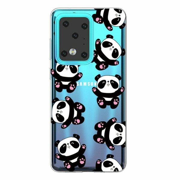 

Силиконовый (TPU) чехол Deexe Pretty Glossy для Samsung Galaxy S20 Ultra (G988) - Cute Pandas