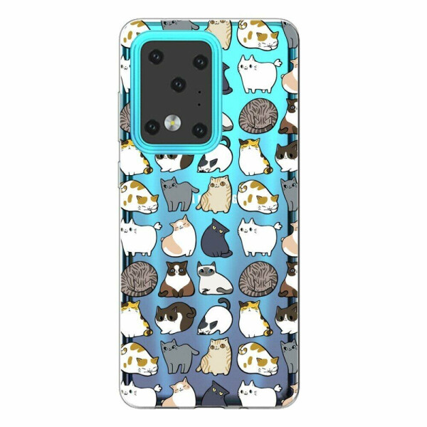 

Силиконовый (TPU) чехол Deexe Pretty Glossy для Samsung Galaxy S20 Ultra (G988) - Mini Animals