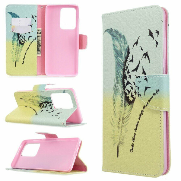 

Чехол-книжка Deexe Color Wallet для Samsung Galaxy S20 Ultra (G988) - Feather