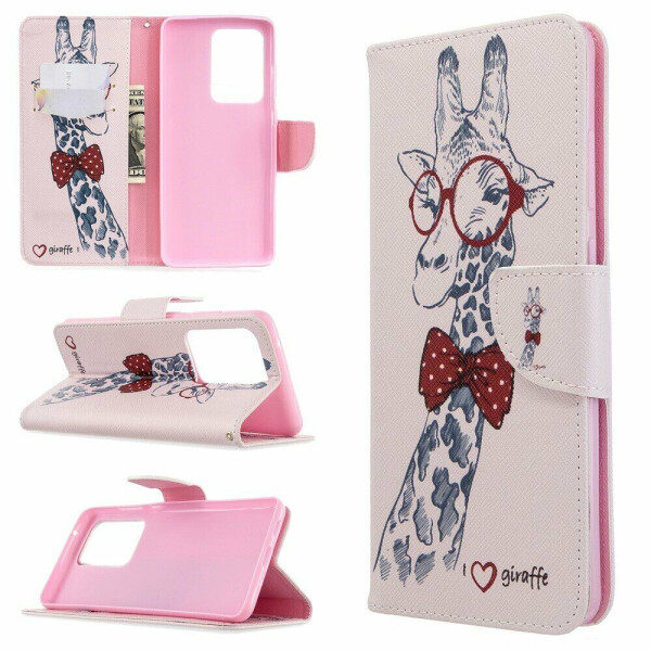 

Чехол-книжка Deexe Color Wallet для Samsung Galaxy S20 Ultra (G988) - Giraffe