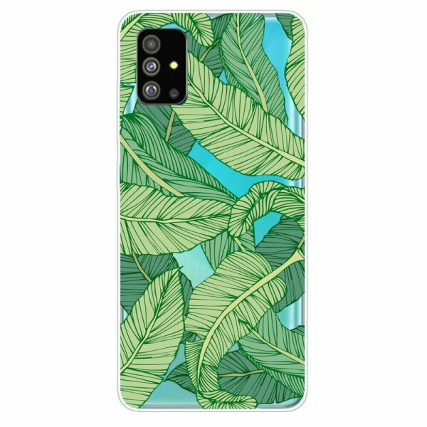 

Силиконовый (TPU) чехол Deexe Pretty Glossy для Samsung Galaxy S20 (G980) - Banana Leaves